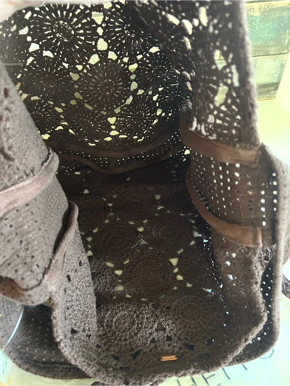 NWT Free People Sunrise To Sunset Crochet Tote